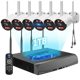 OHWOAI 3MP 16CH NVR 6 Cams