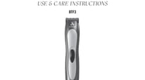 Andis Versa Trimmer User's Manual Book