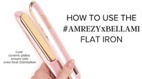 How To Use Bellami X Amrezy Flat Iron