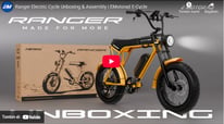 EMotorad Ranger Electric Cycle Unboxing & Assembly | EMotorad E-Cycle 