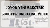 Quick Start Guide: Joyor Y6‑S for First-Time Users