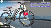 VIVI H7 26 Inch Electric Mountain Bike Assembly Guide (VID)