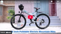 VIVI M026TGB Folding Electric Mountain Bike Assembly Guide