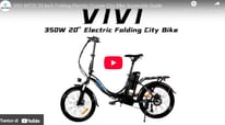 VIVI MT20 20 Inch Folding Electric Cruiser City Bike Assembly Guide (VID)