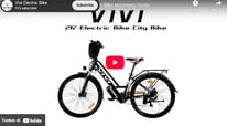 VIVI MT26G 26 Inch Electric Cruiser City Bike Assembly Guide (VID)