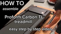 How to assemble Proform Carbon TL treadmill - easy step by step video - PF23