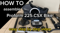 ProForm 225 CSX Bike Exercise Assembly Video