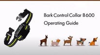 B600 Bark Control Collar Operating Guide