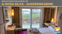 Let's Check Out Outside Cabin with French balcony at A-ROSA SILVA