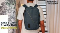 American Tourister Take 2 Cabin 3-way Bag Demo &ndash; Features