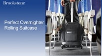 Perfect Overnighter Rolling Suitcase: Brookstone Harbor