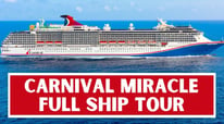 Carnival Miracle Ship Tour and Walk Through