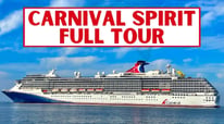 Carnival Spirit Cruise Ship Tour and Walkthrough