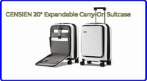 REVIEW (2026): CENSIEN 20" Expandable Carry-On Suitcase. First Look.