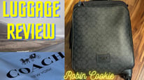 Coach Outlet Unboxing - Wheeled Carry On Signature Canvas Black 4 Wheels
