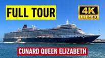 Cunard Queen Elizabeth Cruise Ship Visit