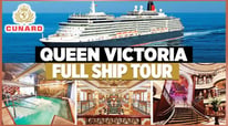 Cunard Queen Victoria Ship Tour and Walk Through