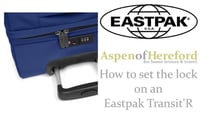 How to Set the Lock Code on an Eastpak Transit’r Rolling Holdall
