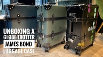 Unboxing a Globe-Trotter James Bond Special Edition Luggage Case