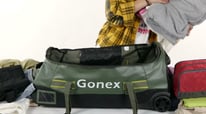 How to Pack 25inch Gonex Rolling Duffle Bag With Wheels