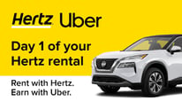Day 1 of Renting with Hertz to Earn with Uber