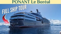 Le Bor&eacute;al Cruise Ship Walk Through