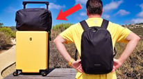 This Backpack Stacks on Your Suitcase Like Magic!