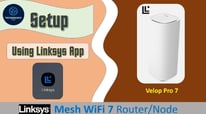 Linksys Velop Pro 7 Triband WiFi 7 Router Node : How to Setup and Use Router