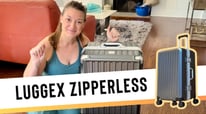 LuggeX Zipperless Suitcase Review | 24" Hard Shell Suitcase