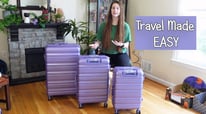 Travel Made Easy | Lightweight Merax Hard Suitcases