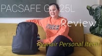 Pacsafe Go 25L Review ~ Ryanair Personal Item