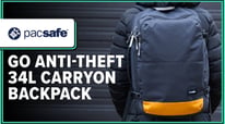 Pacsafe GO Anti-Theft 34L Carryon Backpack Review (2 Weeks of Use)