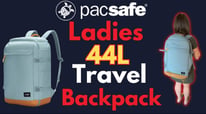 Best travel backpack:  PacSafe GO 44L Anti Theft Travel Backpack