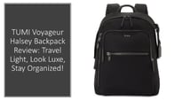 TUMI Halsey Quick Start Manual: How to Set It Up