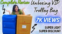 VIP Trolley Bags, VIP Trolley Bag Unboxing, Unboxing VIP bag, Best ONLINE Deal.