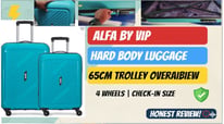 ALFA by VIP Hard Body Luggage 4 Wheels Medium 65cm Trolley Bag, Overview