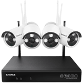 SANNCE 10CH 5MP Wireless NVR 4 Cam