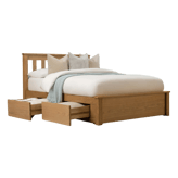 The Oak Bed Edwin & Taylor Natural Sumptuous 