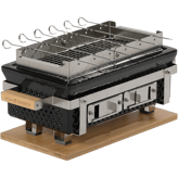 Ash & Ember Tabletop Hibachi & Skewer Set