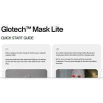LED Esthetics Glotech Mask Lite User Manual