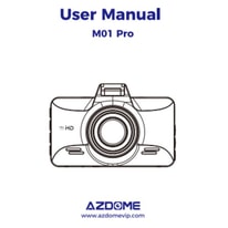 AZDOME M01 Pro User Manual