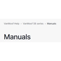Vanmof S5 & S6 Manual Help
