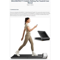 WalkingPad P1 Under Desk Treadmill Owner's Manual