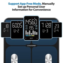 Ablegrid Smart Bathroom Scale User Manual