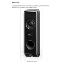 Eufy S330 Security Video Doorbell User Guide
