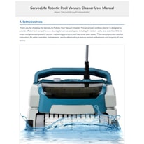 Garvee Automatic Robotic Pool Cleaner User Manual