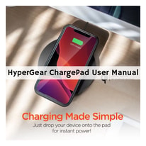 HyperGear ChargePad User Manual