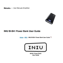 INIU B41 User Manual