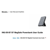 INIU B7 User Manual