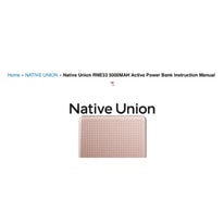 Native Union Active User Manual